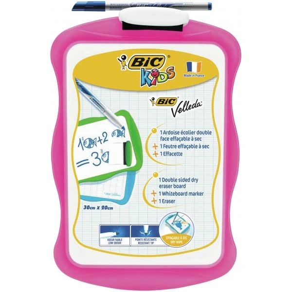 Lampa Bic Lavagna doppia faccia con marcatore e cancellino 21x31 cm BIC841362