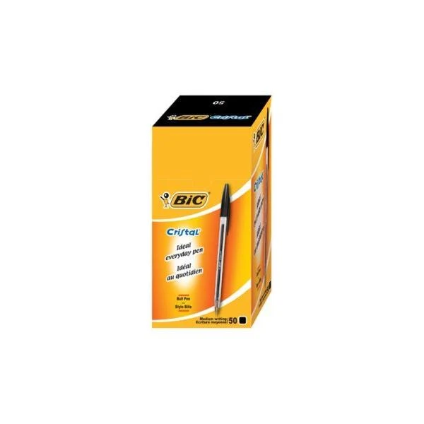 Lampa Bic Cristal Original, penne a sfera, scatola 50 pz - Nero BIC8373639