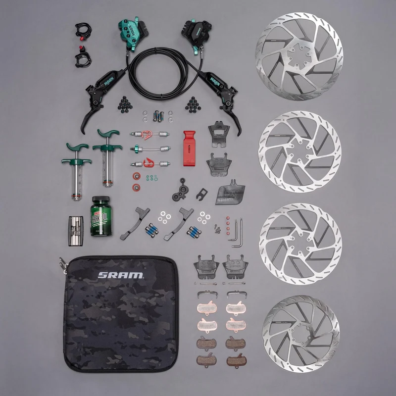 Kit freno a disco idraulico Sram Maven ultimate expert Teal - Splatter