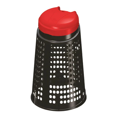 Lampa Trespolo grigliato in polipropilene, 110 L - Rosso 89952