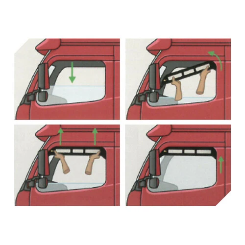 Lampa Mosquito Net, zanzariera su misura per finestrini camion - compatibile per Scania R Serie 5 (03/04>08/09) - Scania R Serie 6 (09/09>08/13) - Scania R Serie 6 - Streamline (09/13>12/17) - Scania R Serie 7 - New Generation (11/16>02/25) - Scania ...