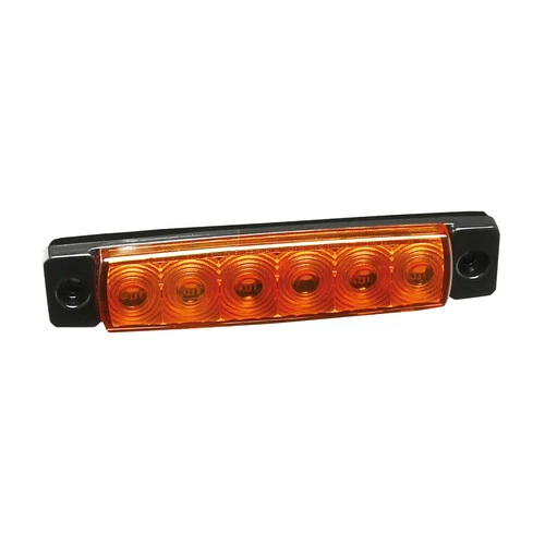 Lampa Luce ingombro - 6 Led - 12/24V - Arancio 97037