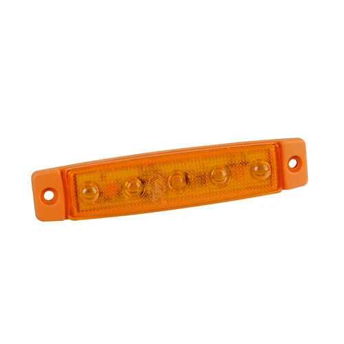 Lampa Pagg Aspck, luce ingombro - 5 Led - 12/24V - Arancio 97032