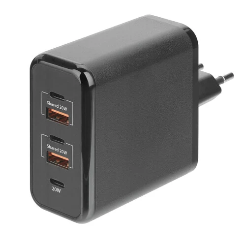 Lampa Multipower, caricabatteria da rete con 5 porte USB - PD / QC 3.0 - 60W - 100/230V 38720