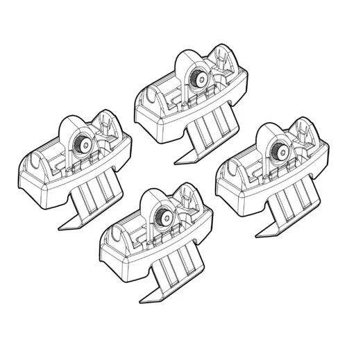 Kit attacchi barre portatutto 117 Ford Focus 5p 03/11>10/14 tetto standard N21117
