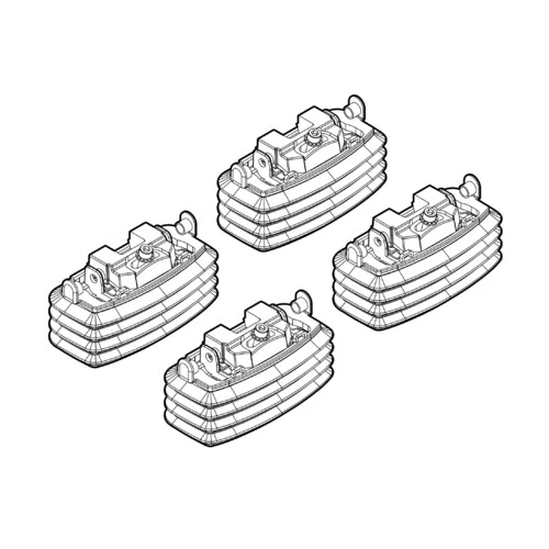 Nordrive Kit attacchi barre portatutto 44 Ford C-Max 10/03>03/07 tetto fixpoint N21044