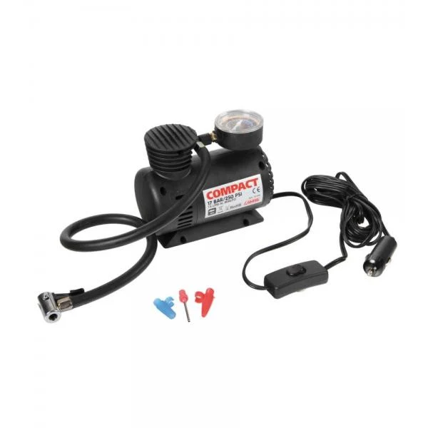 Lampa Compact, compressore 12V con manometro 72150