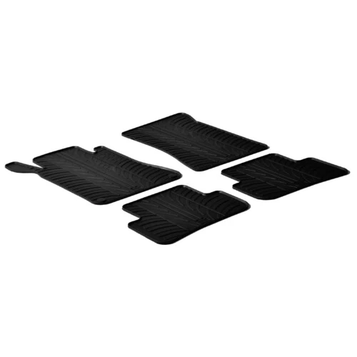Tappetini gomma Mercedes C 4p 05/00>01/07 Mercedes C sw 04/01>12/07 24564