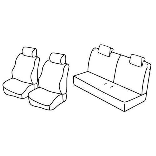 Set coprisedili Nero/Blu Fiat Panda 09/03>01/12 Classic 02/12>12/12 C15018D QC15018D