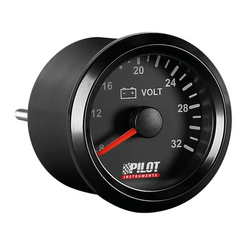 Pilot Black Analogue Gauge Series, Voltimetro - 2 (52 mm)