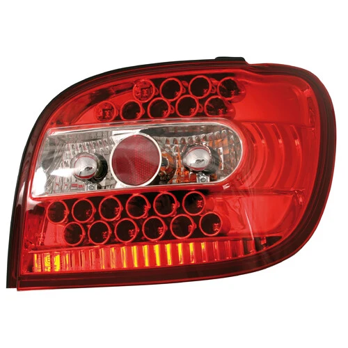 Pilot Coppia fanali posteriori LED - compatibile per Toyota Yaris (4/99>12/05) - Rosso