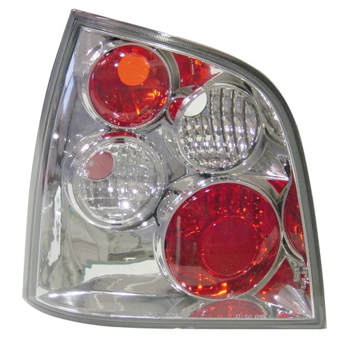 Pilot Coppia fanali posteriori - compatibile per VW Polo (10/01-12/04) - Cromo