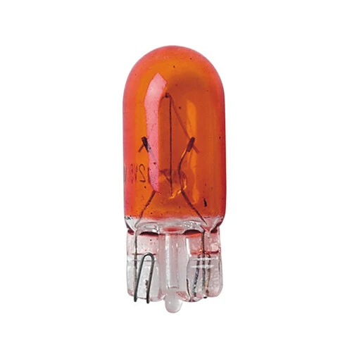 Lampa 12V Lampada con zoccolo vetro WY5W 5W W2,1x9,5d 10 pz Scatola Arancio 58109