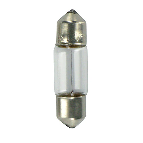 Lampa 12V Lampada siluro - 8x28 mm - 5W - SV7-8 - 2 pz - D/Blister 58130
