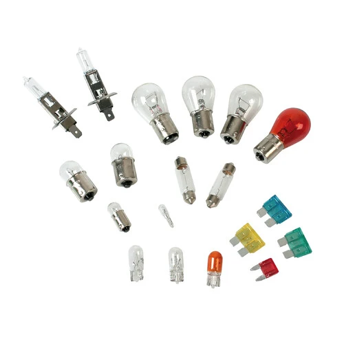 Lampa Kit lampade di ricambio 19 pz, alogena 2x H1 - 12V 58161