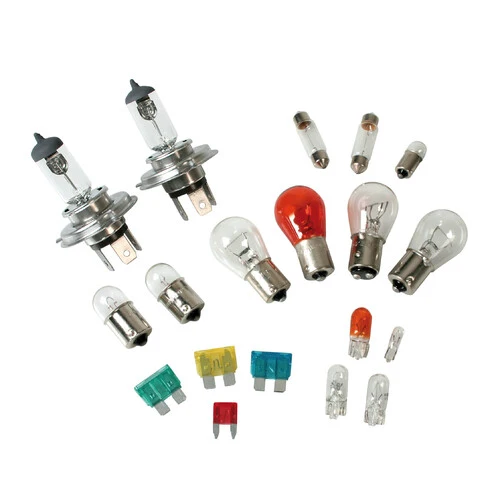 Lampa Kit lampade di ricambio 19 pz, alogena 2x H4 - 12V 58163