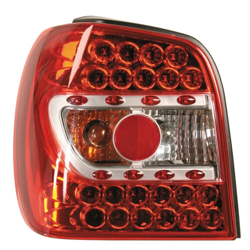 Pilot Coppia fanali posteriori LED - compatibile per VW Polo (9/94-10/99) - Rosso
