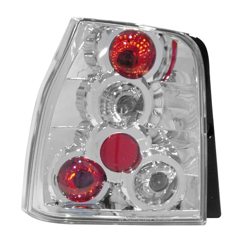 Pilot Coppia fanali posteriori - compatibile per Seat Arosa (5/97-12/05) - VW Lupo (9/98-12/05) - Cromo