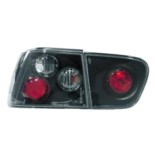 Pilot Coppia fanali posteriori - compatibile per Seat Ibiza (8/99-2/02) - Nero