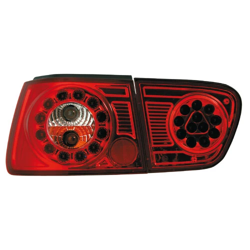 Pilot Coppia fanali posteriori LED - compatibile per Seat Ibiza (8/99-2/02) - Rosso