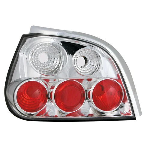 Pilot Coppia fanali posteriori - compatibile per Renault Megane (3/99-12/01) - Cromo