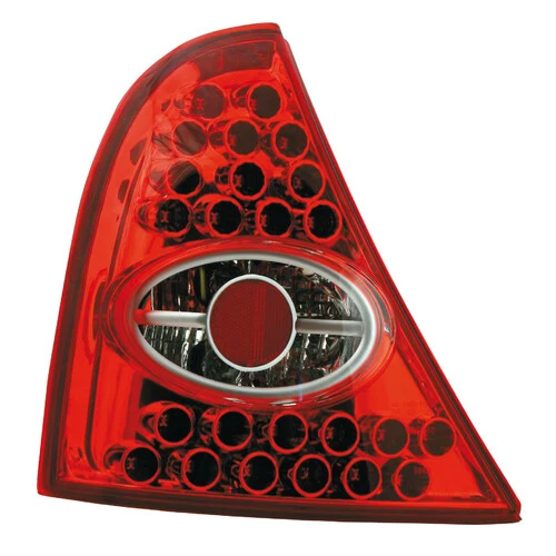 Pilot Coppia fanali posteriori LED - compatibile per Renault Clio (4/98>) - Rosso