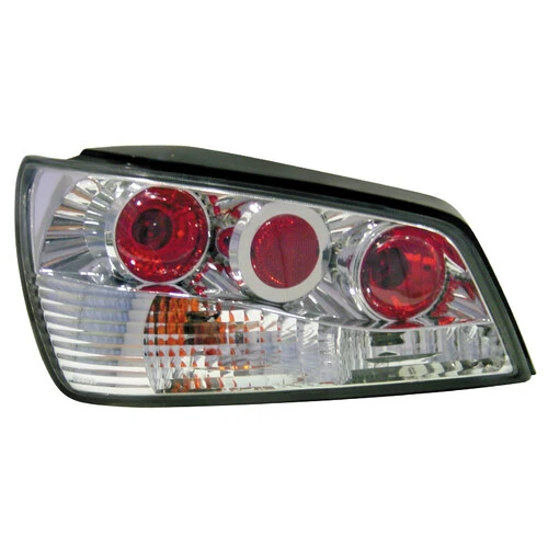 Pilot Coppia fanali posteriori - compatibile per Peugeot 306 (5/93-3/97) - Cromo