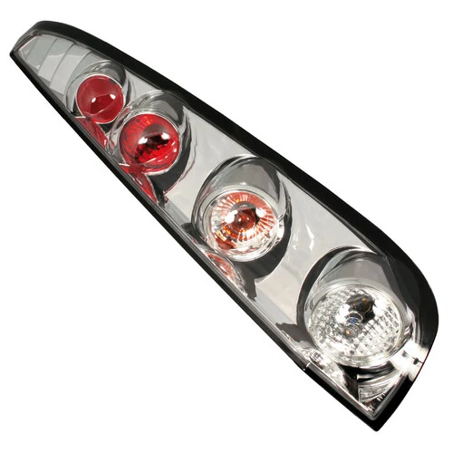 Pilot Coppia fanali posteriori - compatibile per Ford Fiesta V (11/01-12/05) - Cromo