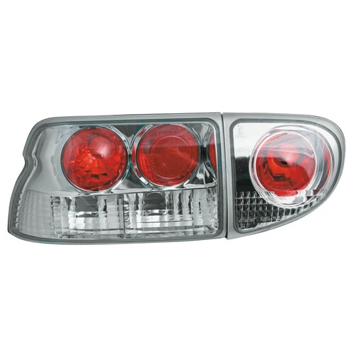 Pilot Coppia fanali posteriori - compatibile per Ford Escort Mk6 (1/95-7/00) - Cromo