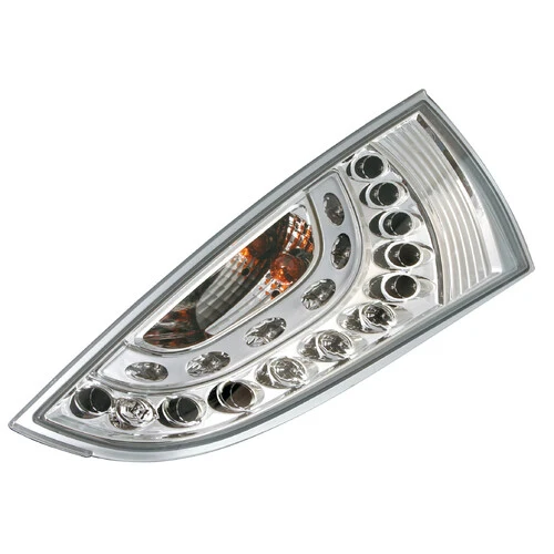 Pilot Coppia fanali posteriori LED - compatibile per Ford Focus (10/98-12/04) - Cromo