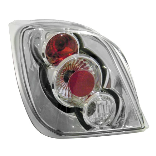 Pilot Coppia fanali posteriori - compatibile per Ford Fiesta III (1/89-12/95 ) - Cromo