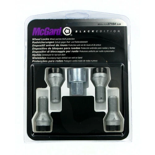 McGard Bulloni ruota auto conici kit 4 pz - Black Edition - A270