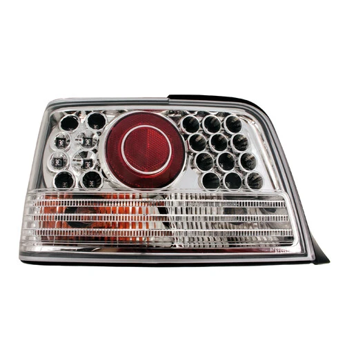 Pilot Coppia fanali posteriori LED - compatibile per Bmw E36 (9/90-3/98) - Cromo