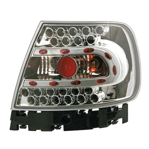 Pilot Coppia fanali posteriori LED - compatibile per Audi A4 (1/95-11/00) - Cromo