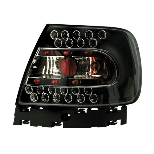 Pilot Coppia fanali posteriori LED - compatibile per Audi A4 (1/95-11/00) - Nero