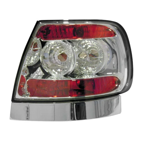 Pilot Coppia fanali posteriori - compatibile per Audi A4 (1/95-11/00) - Cromo