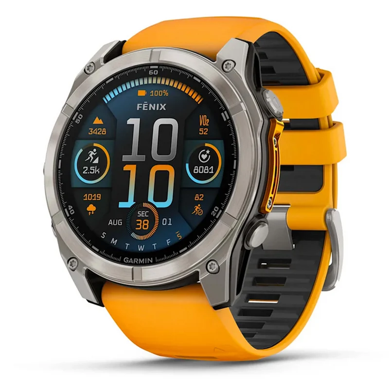 Garmin Fenix 8 51 mm AMOLED - Arancio