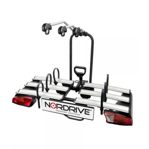 Nordrive Asura 3, portabiciclette per gancio traino - 3 bici N50421