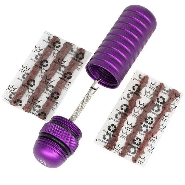 Kit riparazione tubeless per manubrio Peaty's Holeshot - Viola