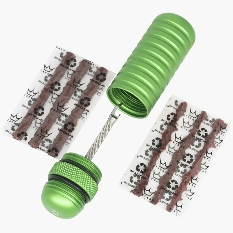 Kit riparazione tubeless per manubrio Peaty's Holeshot - Verde
