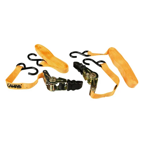 Lampa Pro-Safe, set 2 nastri tensori con cricchetto a doppio gancio S - 500 cm 60166