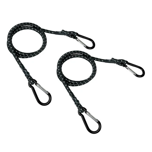 Lampa Snap-Hook, coppia corde elastiche con moschettoni in alluminio 60179