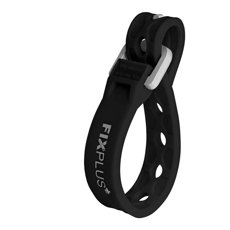 Coppia di cinghie Fixplus 15 cm - Nero