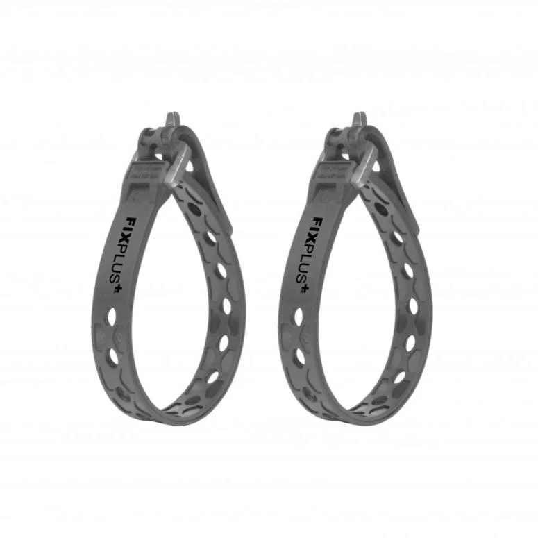 Coppia di cinghie Fixplus 23 cm - Grigio