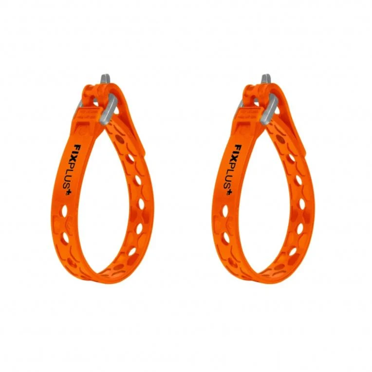 Coppia di cinghie Fixplus 23 cm - Arancio