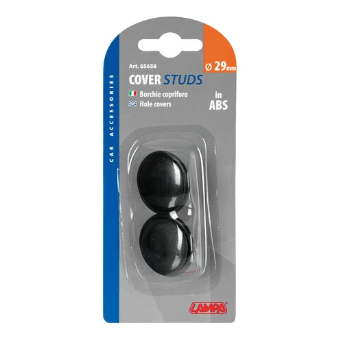 Lampa Coppia borchie copriforo in ABS - 29 mm 65658