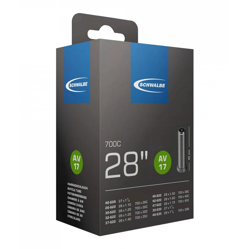Camera d'aria Schwalbe AV17 700x28/47 - Schrader 40 mm