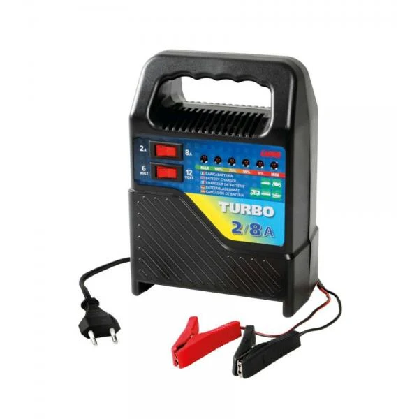 Lampa Turbo 2/8 A, caricabatteria 6/12V 70108