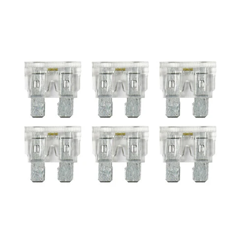 Lampa Smart Led, set 6 fusibili lamellari con spia a led, 12/32V - 25A 70186