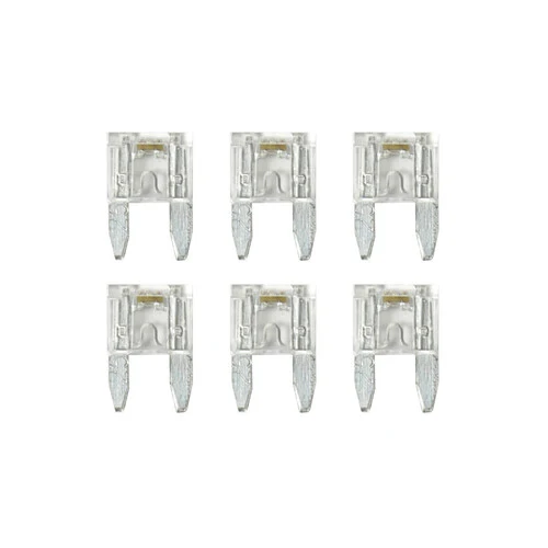 Lampa Smart Led, set 6 micro-fusibili lamellari con spia a led, 12/32V - 25A 70194